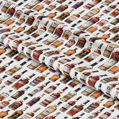 Scottish Whiskey Pattern 4 Quilting Cotton Fabric