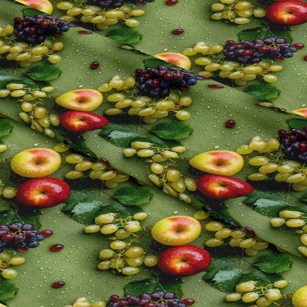 Fresh Fruits Pattern 12 Quilting Cotton Fabric
