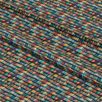 Bookshelf Pattern 5 Quilting Cotton Fabric
