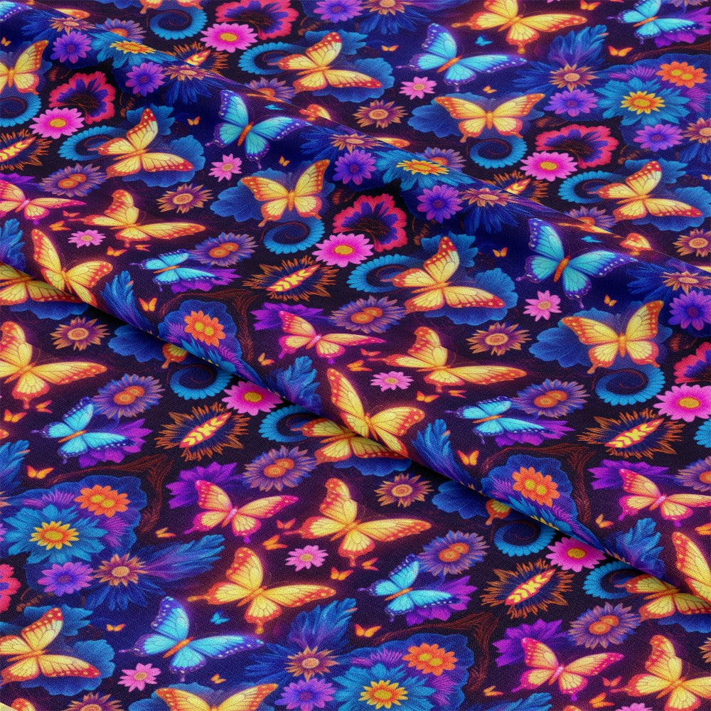 Fantasy Butterflies Pattern 9 Quilting Cotton Fabric
