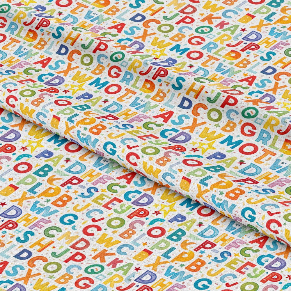 Back to School Pattern 17 Quilting Cotton Fabric