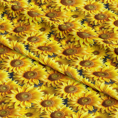 Realistic Flowers Pattern 8 Quilting Cotton Fabric