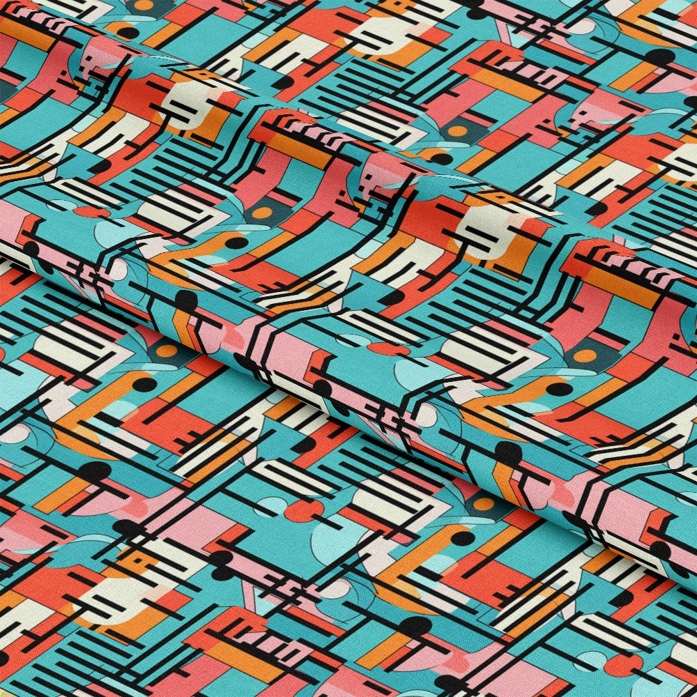 Groovy Boho Hippie Pattern 3 Quilting Cotton Fabric