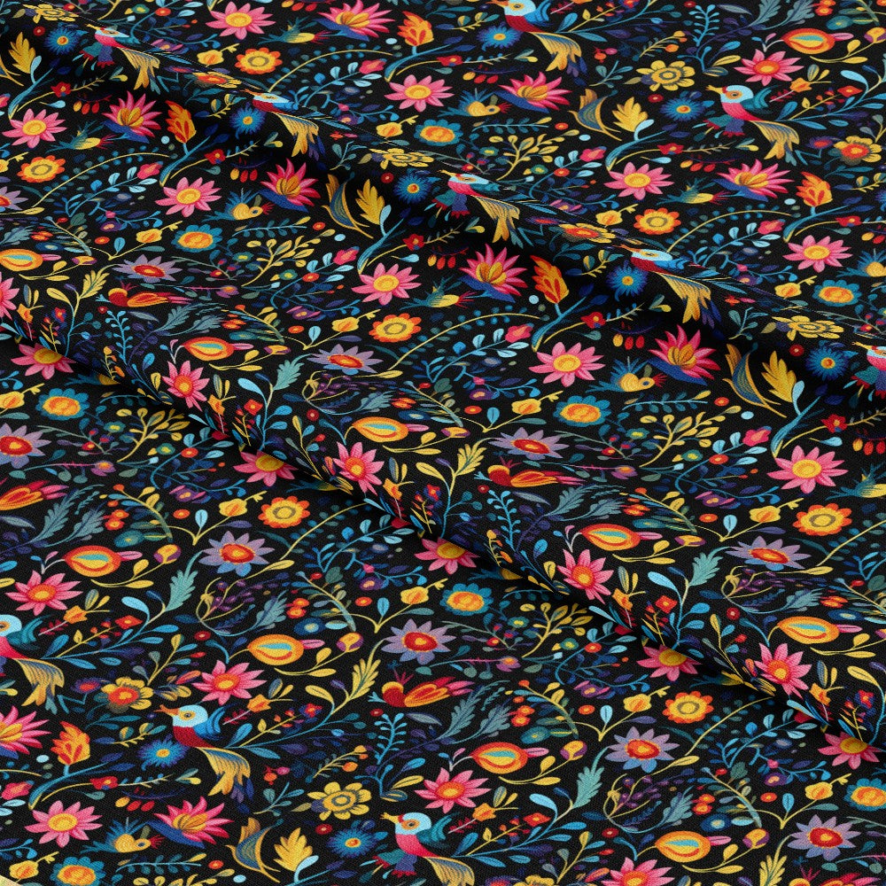 Mexican Floral Fiesta Pattern 9 Quilting Cotton Fabric