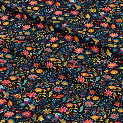 Mexican Floral Fiesta Pattern 9 Quilting Cotton Fabric