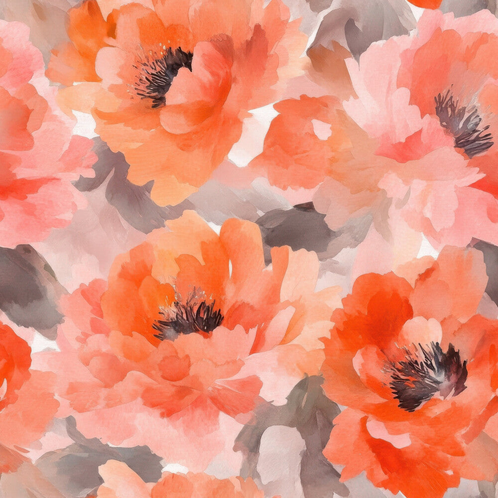 Sunset Coral Peony Fat Quarter Bundle