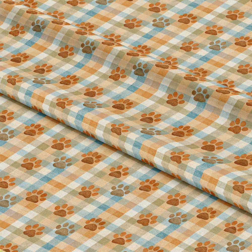 Dog Paws Pattern 27 Quilting Cotton Fabric
