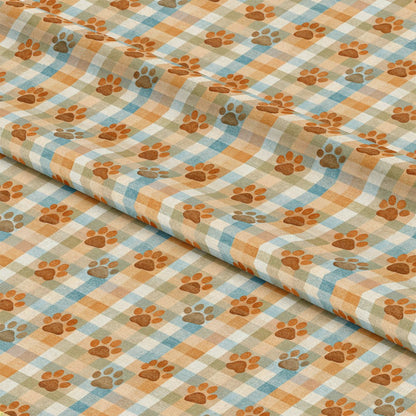 Dog Paws Pattern 27 Quilting Cotton Fabric