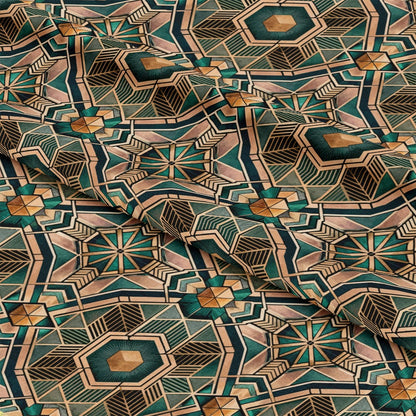 Art Deco Pattern 50 Quilting Cotton Fabric