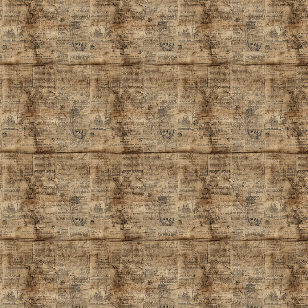 Old Newspapers Fat Quarter Bundle
