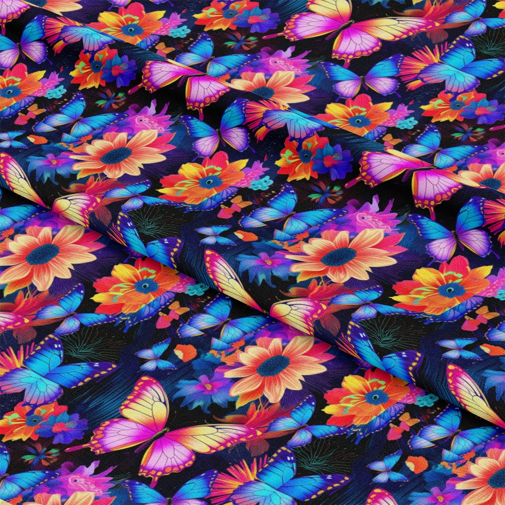 Fantasy Butterflies Pattern 3 Quilting Cotton Fabric