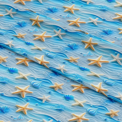 Beach Life Pattern 9 Quilting Cotton Fabric