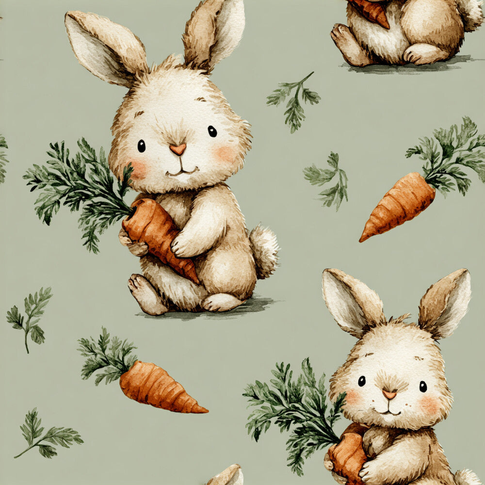Watercolor Happy Easter Fat Quarter Bundle