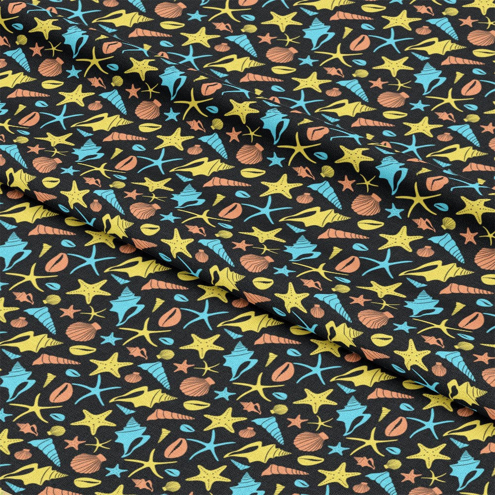 Boho Sea Shells Pattern 2 Quilting Cotton Fabric