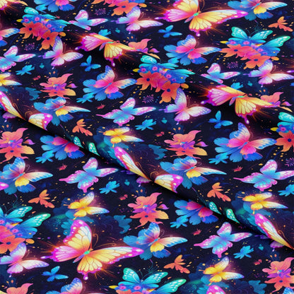 Fantasy Butterflies Pattern 13 Quilting Cotton Fabric