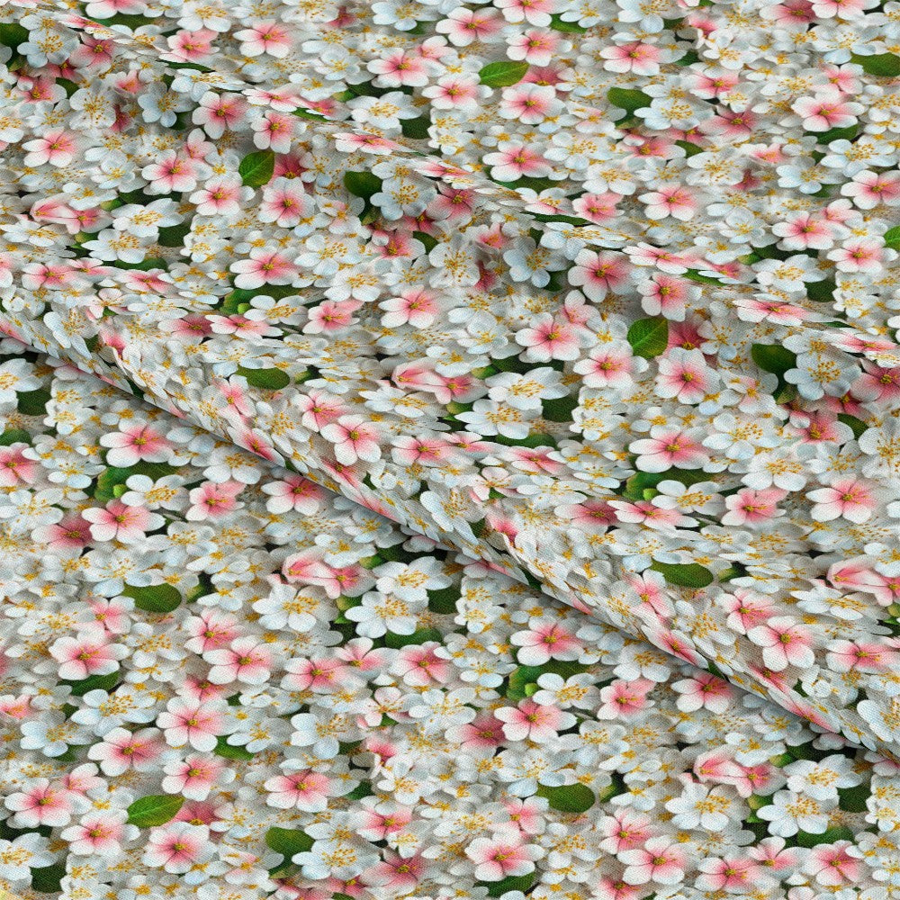 Realistic Flowers Pattern 42 Quilting Cotton Fabric