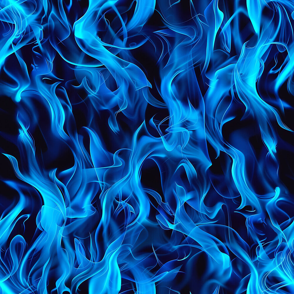 Blue Splash Fire Flame Fat Quarter Bundle