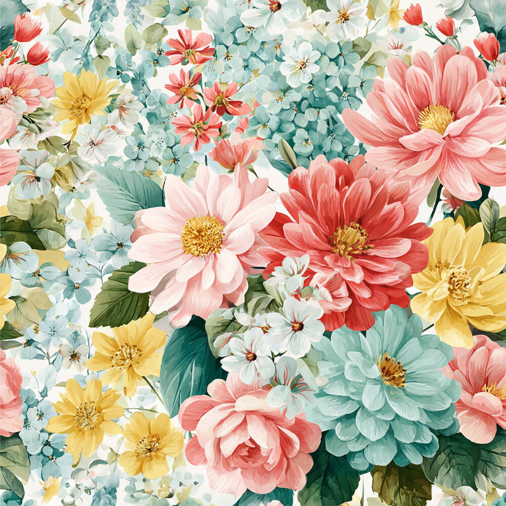 Spring Flower Decor Fat Quarter Bundle