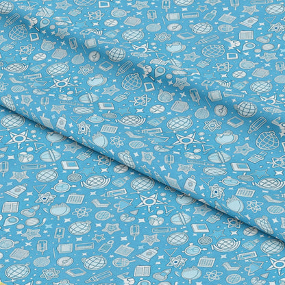 Back to School Pattern 12 Quilting Cotton Fabric