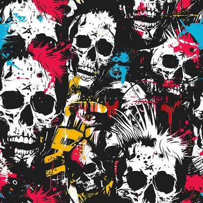 Punk Rock Skull Fat Quarter Bundle