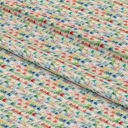 Watercolor Football Pattern 8 Quilting Cotton Fabric