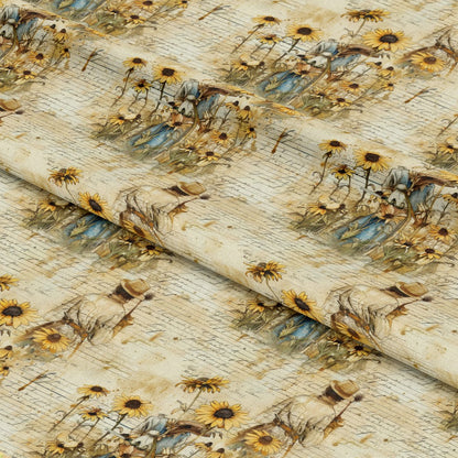 Farm Life Pattern 37 Quilting Cotton Fabric