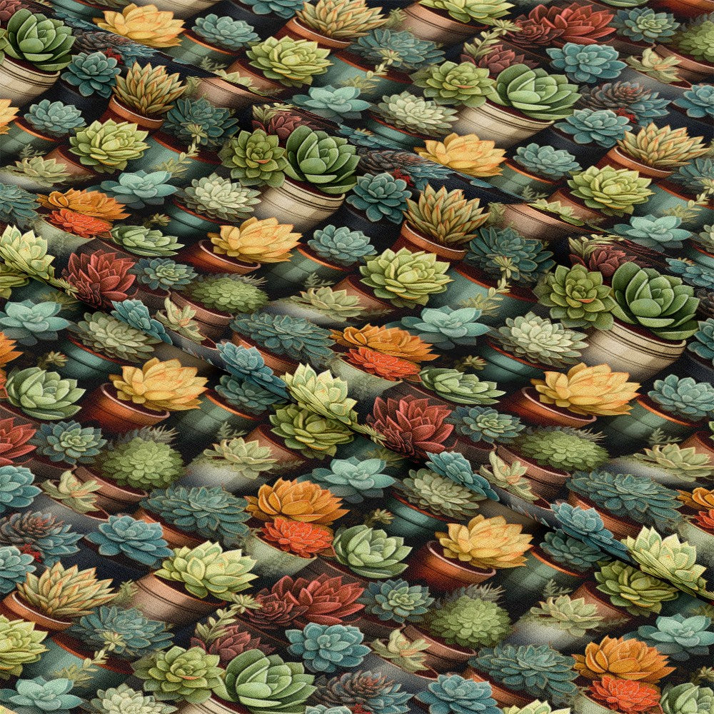 Succulents Pattern 6 Quilting Cotton Fabric