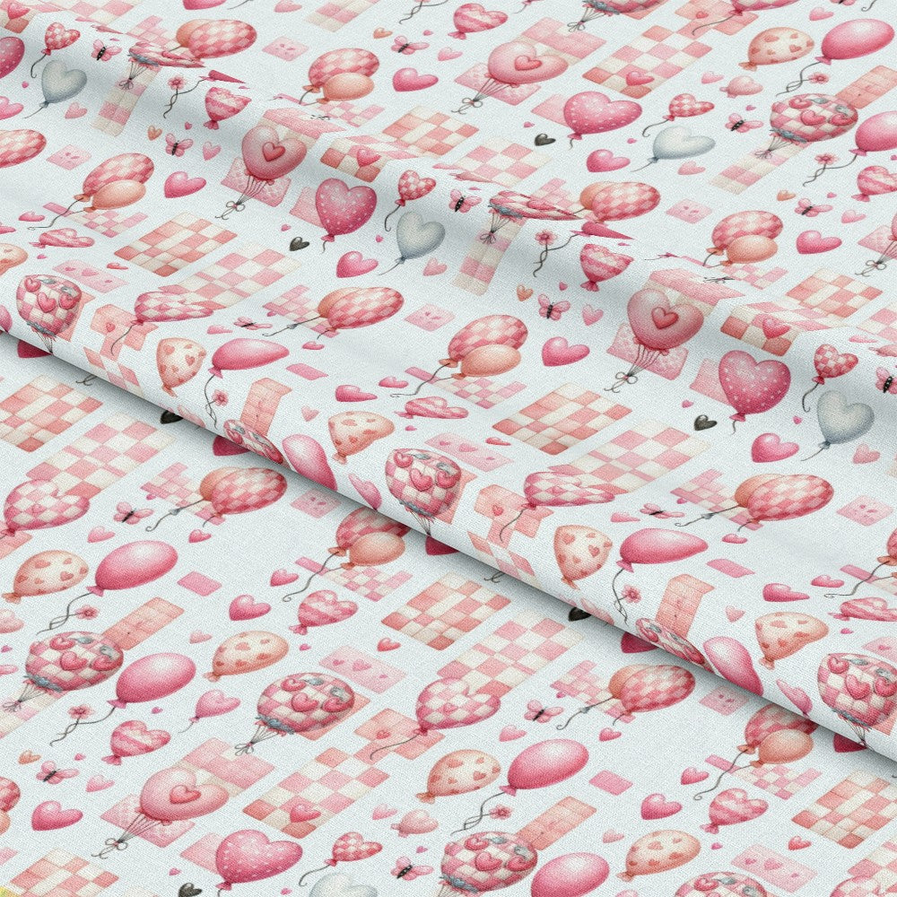 Pink Night Time Teddy Bears Pattern 9 Quilting Cotton Fabric