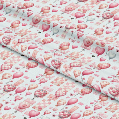 Pink Night Time Teddy Bears Pattern 9 Quilting Cotton Fabric