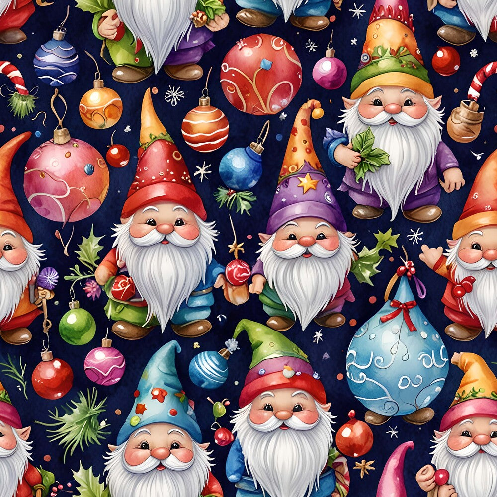 Christmas Gnomes Fat Quarter Bundle