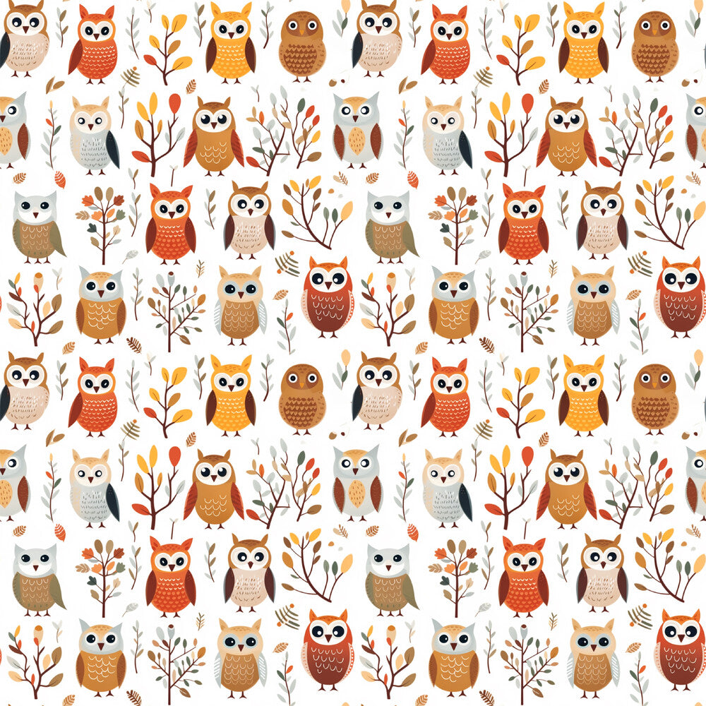 Cartoon Owls Fat Quarter Bundle