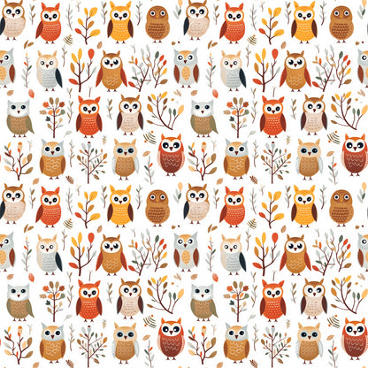 Cartoon Owls Fat Quarter Bundle