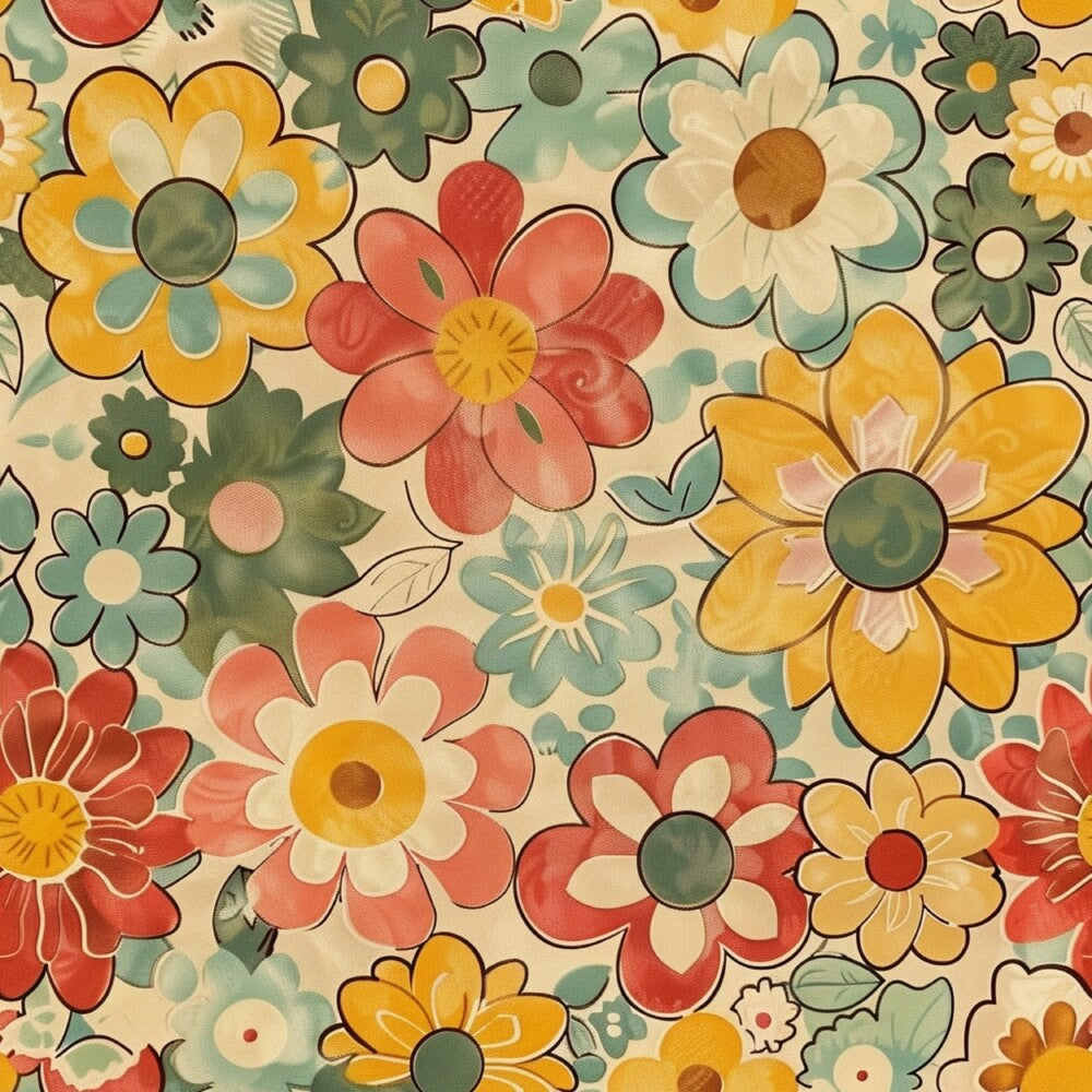Groovy Spring Florals Fat Quarter Bundle