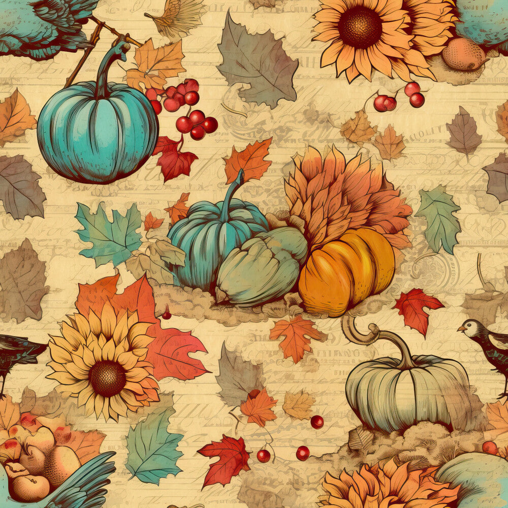 Vintage Thanksgiving Fat Quarter Bundle