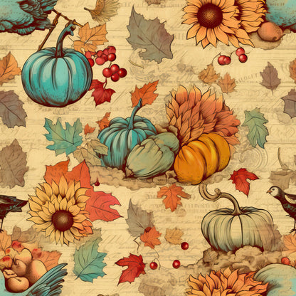 Vintage Thanksgiving Fat Quarter Bundle