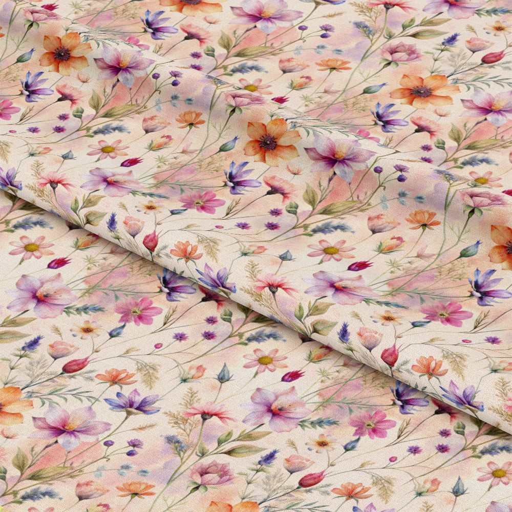 Whispering Wildflowers Pattern 1 Quilting Cotton Fabric
