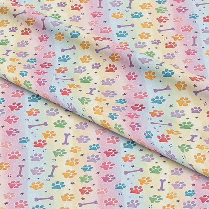 Dog Paws Pattern 7 Quilting Cotton Fabric