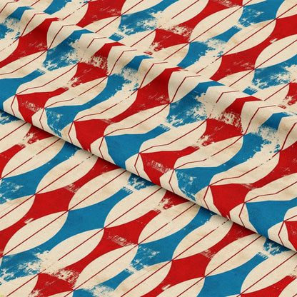 Distressed Patriotic Pattern 10 Quilting Cotton Fabric