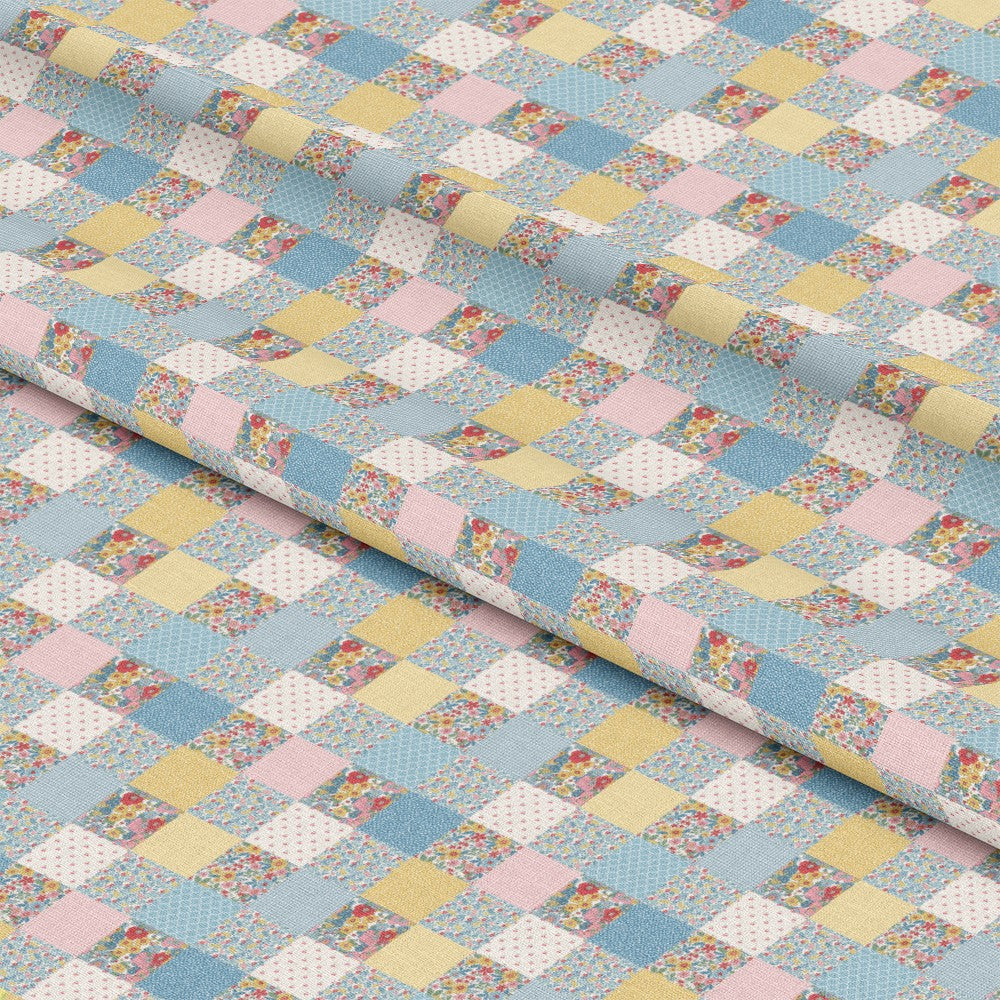 Grandmas Patchwork Pattern 1 Quilting Cotton Fabric