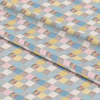 Grandmas Patchwork Pattern 1 Quilting Cotton Fabric