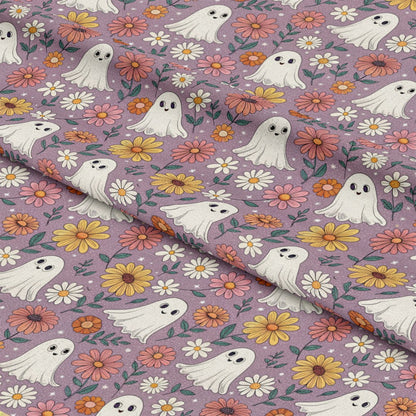 Retro Halloween Pattern 4 Quilting Cotton Fabric