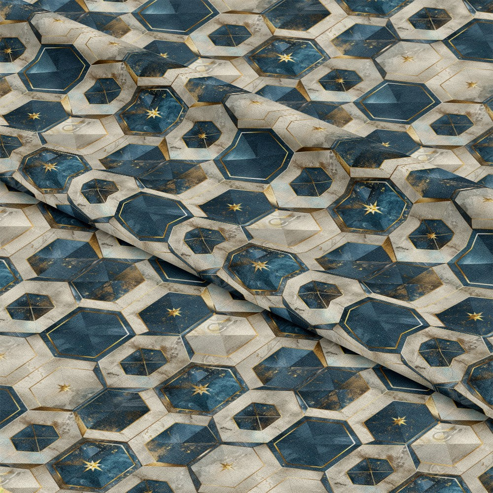 Baroque Celestial Pattern 9 Quilting Cotton Fabric