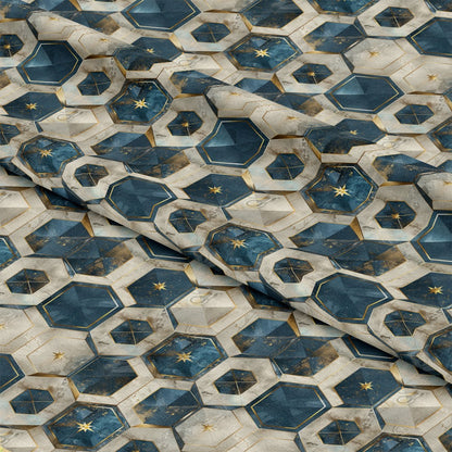Baroque Celestial Pattern 9 Quilting Cotton Fabric