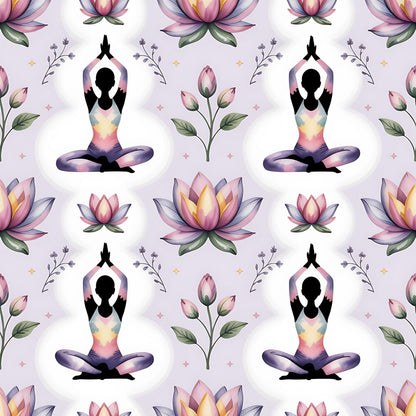 Yoga Poses Fat Quarter Bundle