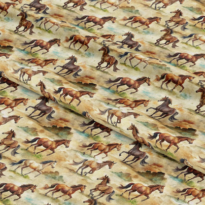 Wild Horses Pattern 3 Quilting Cotton Fabric