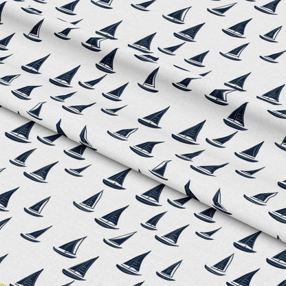 Blue Sailboat Pattern 8 Quilting Cotton Fabric