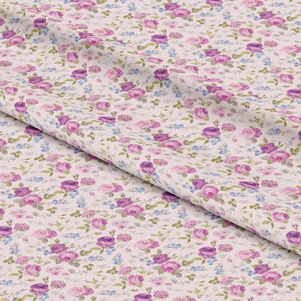 Pink Tea Party Pattern 4 Quilting Cotton Fabric