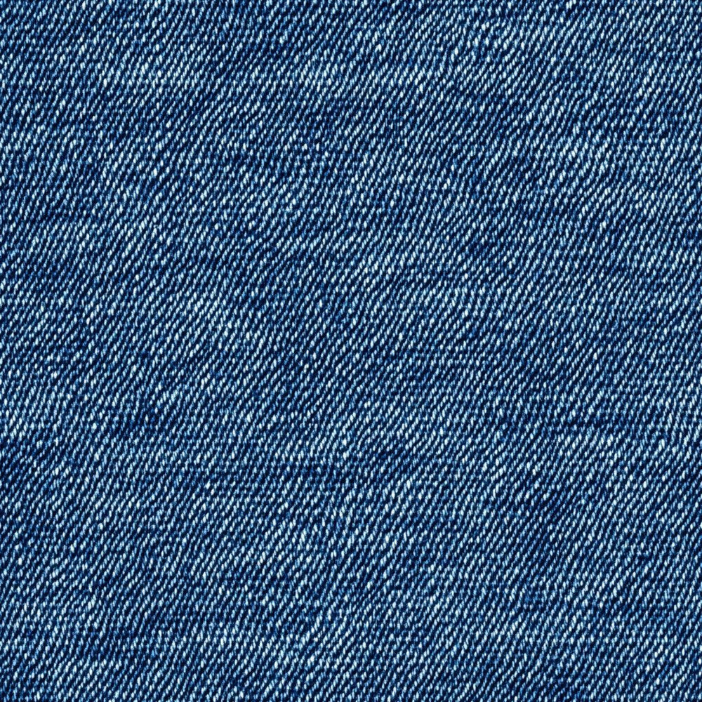 Blue Jean Denim Fabric Texture Fat Quarter Bundle