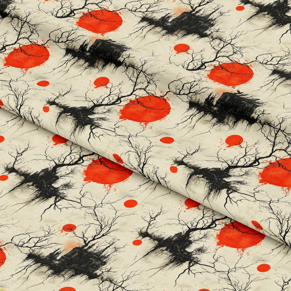 Blood Moon Manor Pattern 4 Quilting Cotton Fabric