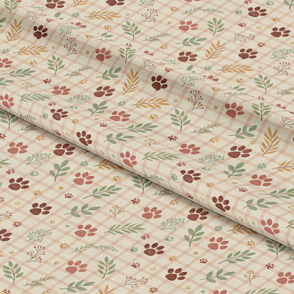 Dog Paws Pattern 8 Quilting Cotton Fabric